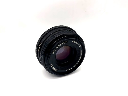 Minolta 2 obiettivo md - 45, mm